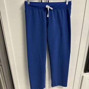 Figs Scrubs Pants Technical Collection Womens Size M/ Petite Royal Blue Color
